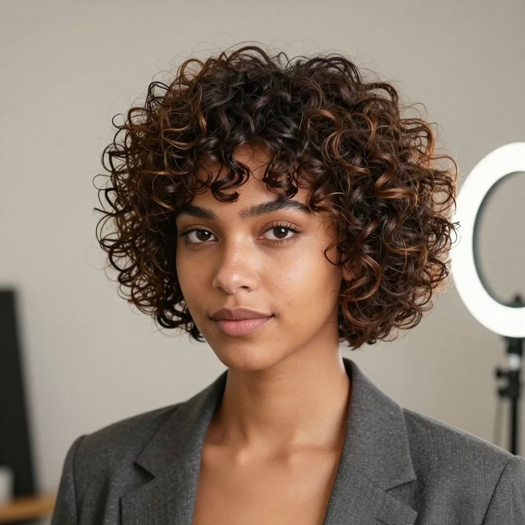 Tousled Curly Pixie Bob