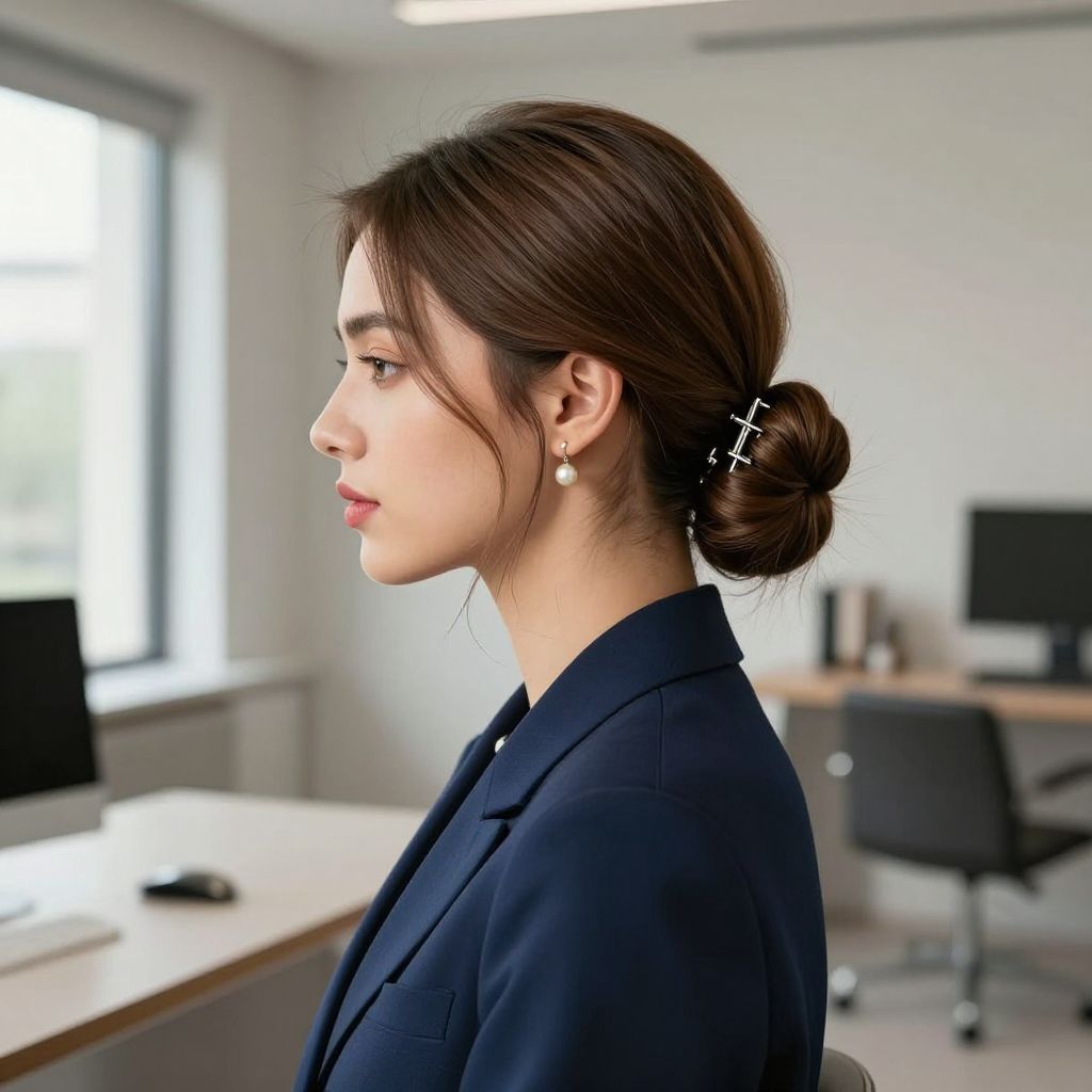 Low Tucked Bun Clip