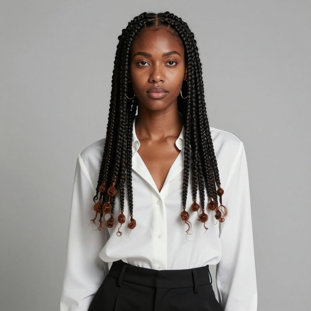 Shoulder Length Faux Locs
