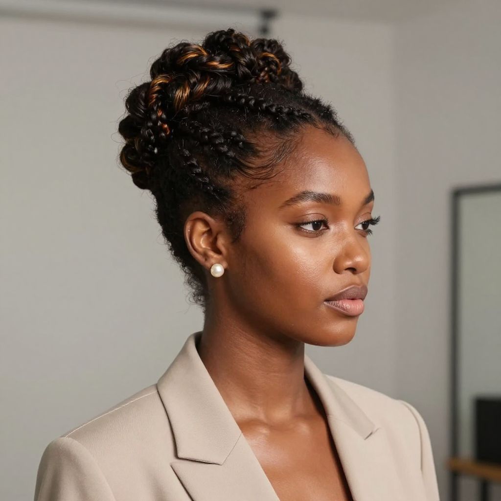 Flat Twist Updo