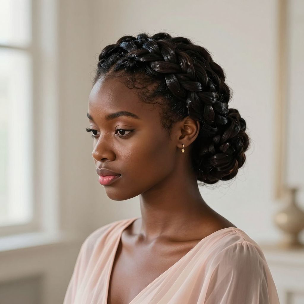 Braided Crown Style