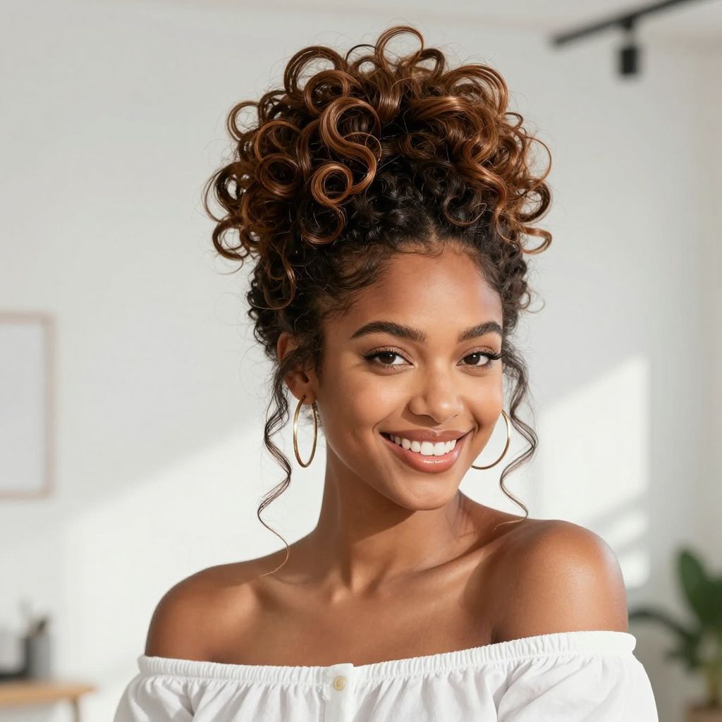 The Voluminous Pineapple Updo
