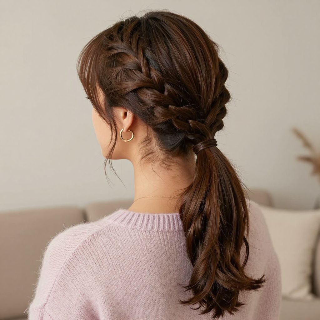 Fishtail Low Ponytail