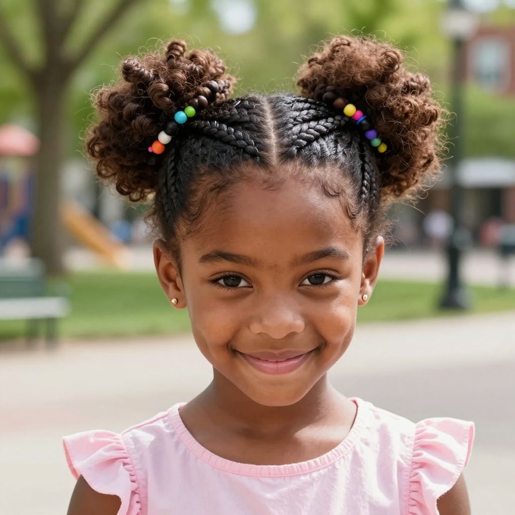 Braided Space Buns