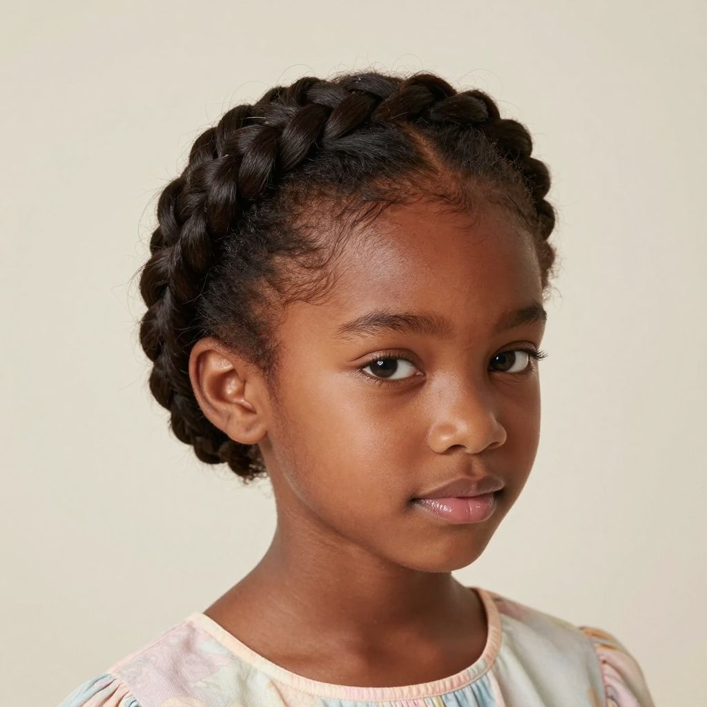 Braided Halo Crown
