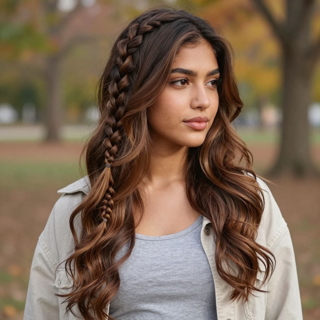 Side Swept Fishtail Braid