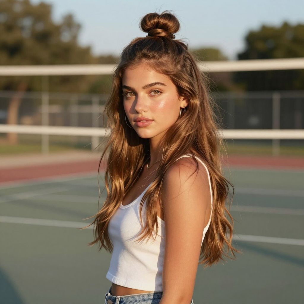 Half-Up Top Knot