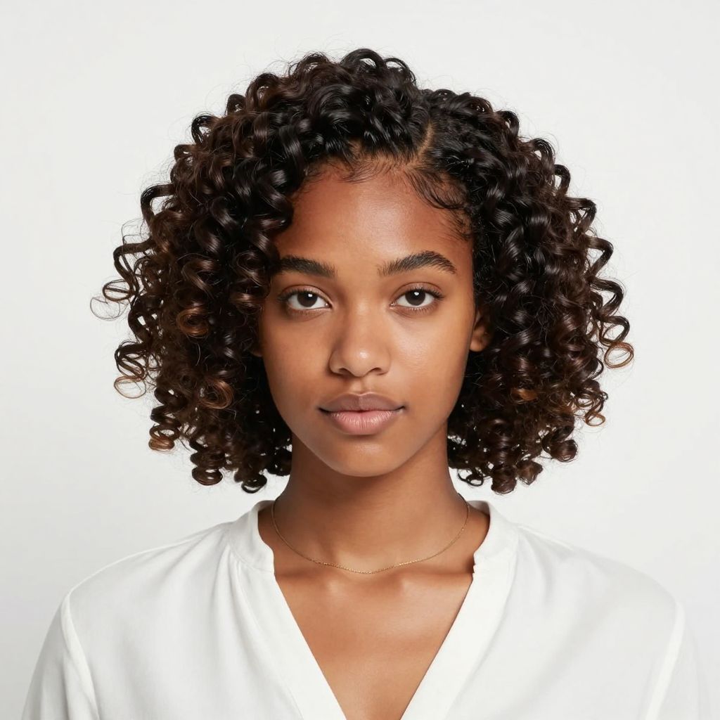 Finger Coils With Shine