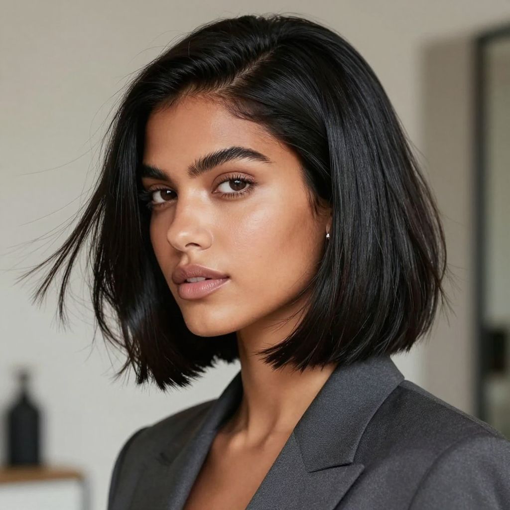 Silk Press Bob