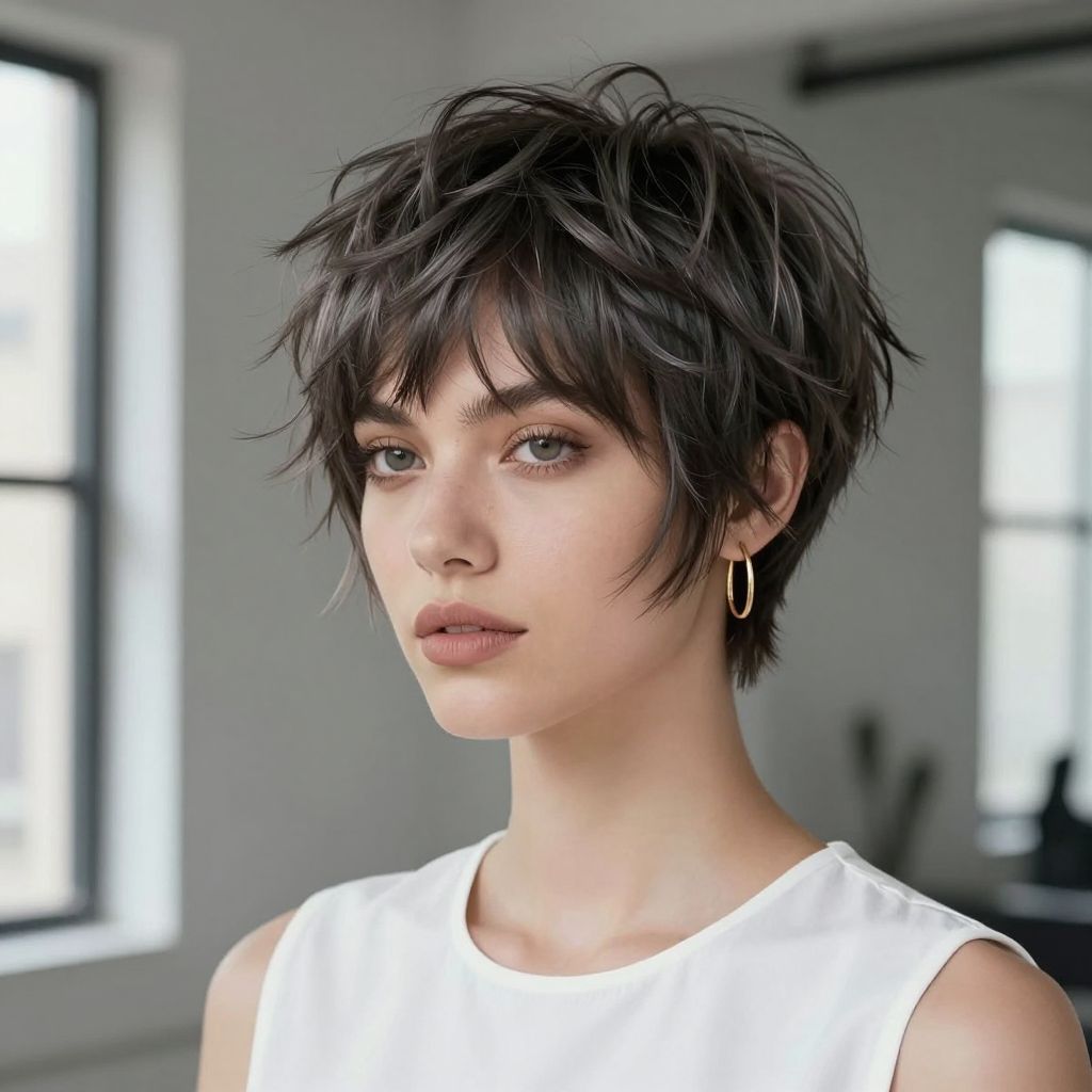 Textured Pixie with Volume