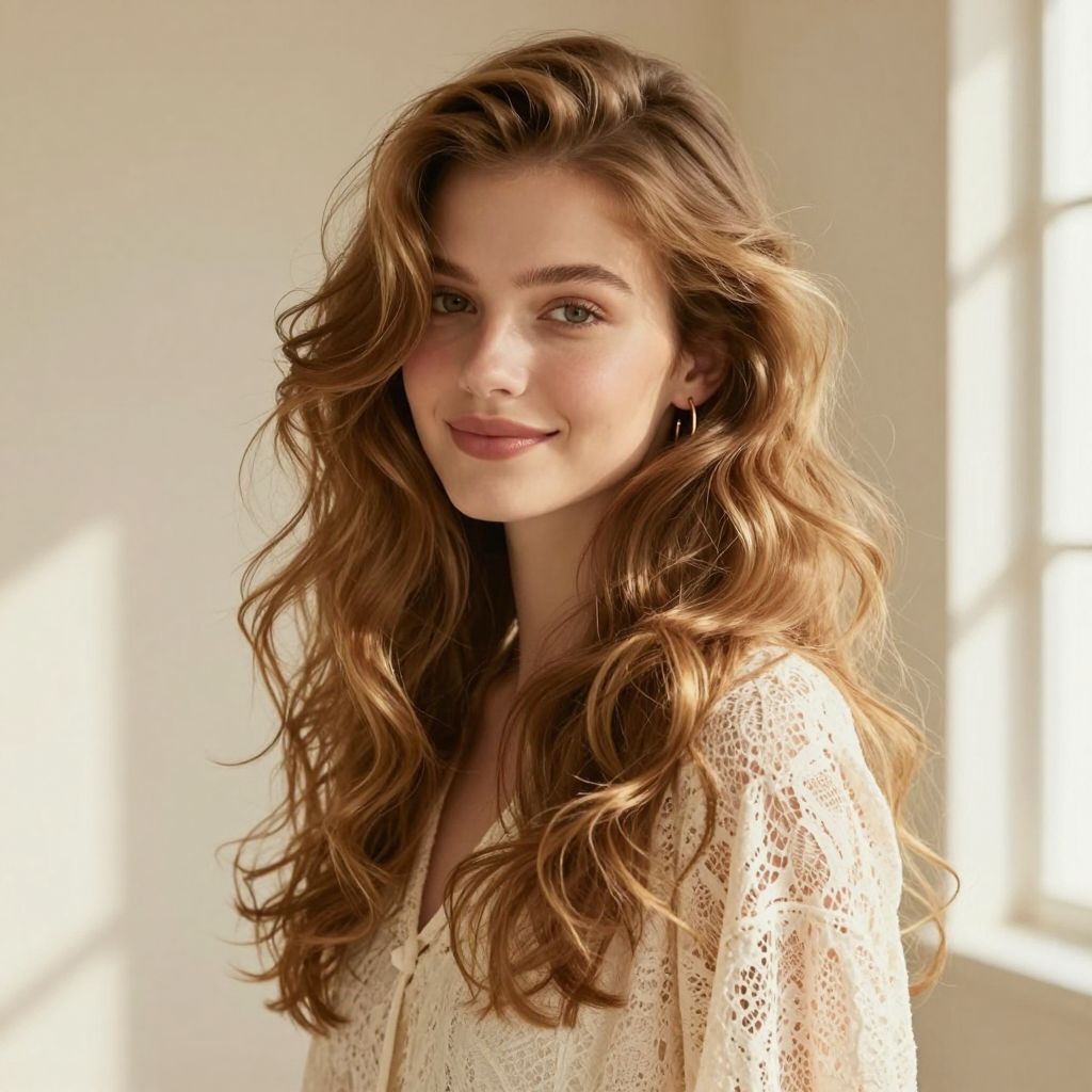 Romantic Loose Half Up