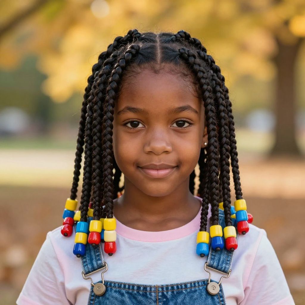 Classic Beaded Box Braids