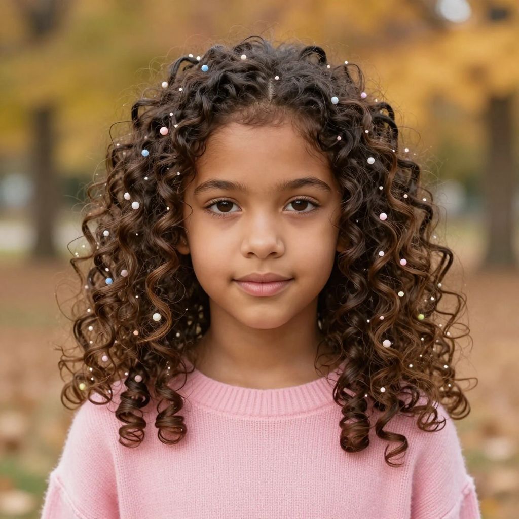Loose Beaded Curls