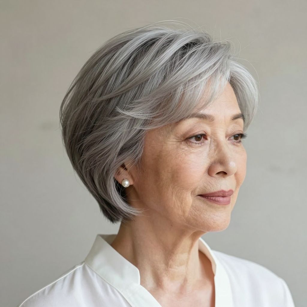 Short Curved Pageboy hairstyle