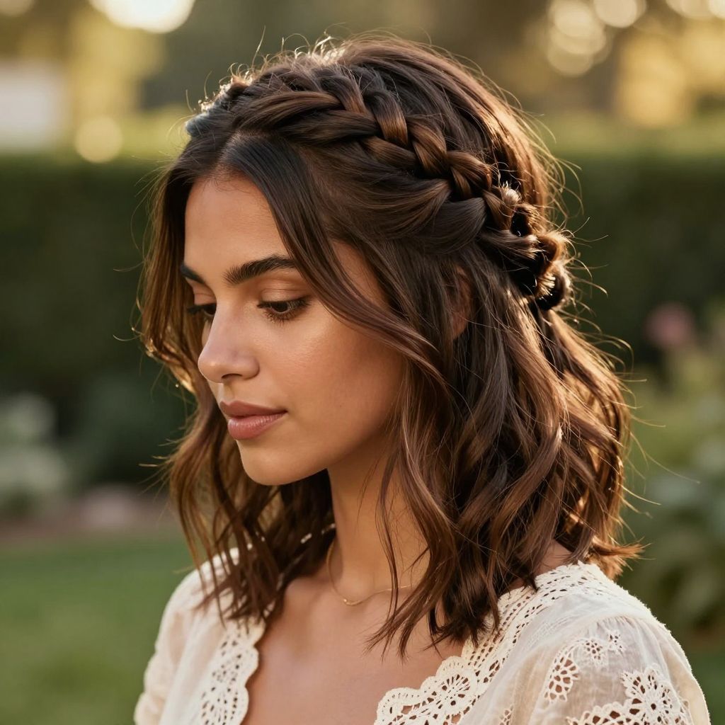 Delicate Crown Braid