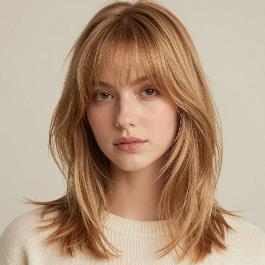 Soft Fringe with Wispy Layers