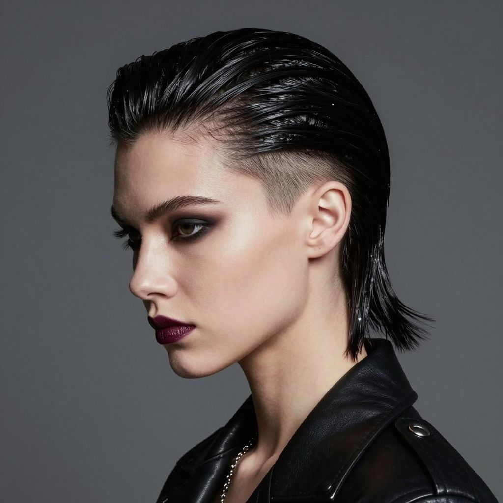 Slicked Back Undercut