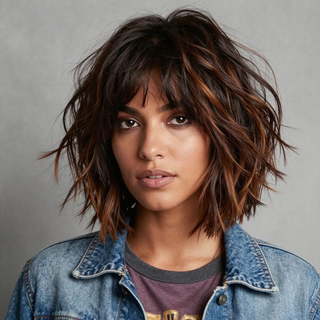 Shaggy Layered Bob