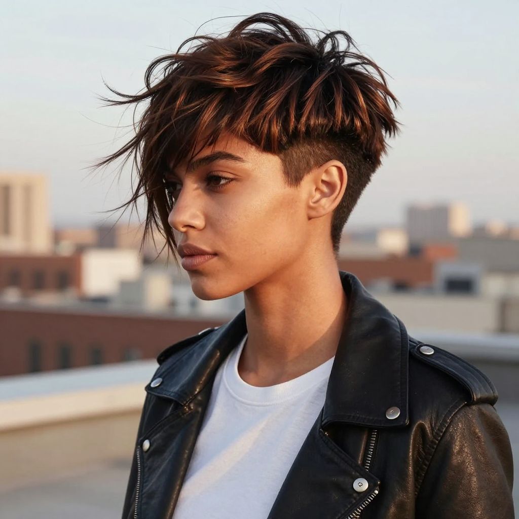 The Bold Undercut Contrast
