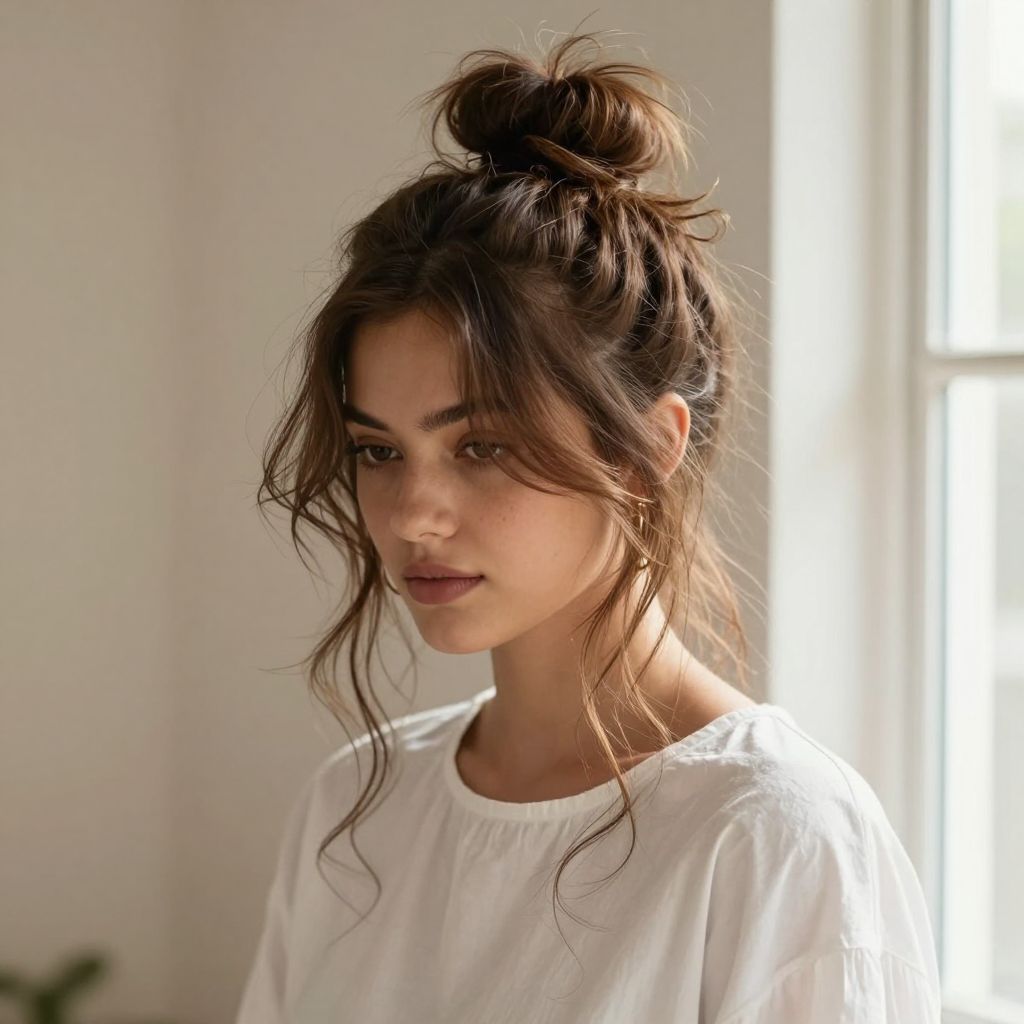 The Effortless Messy Bun Sketch