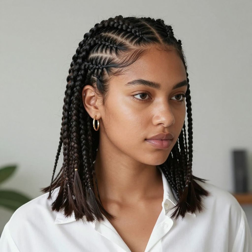 Stitch Braids With Curved Parts