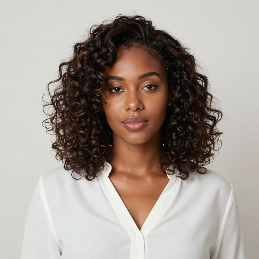 Soft Shoulder Length Curls