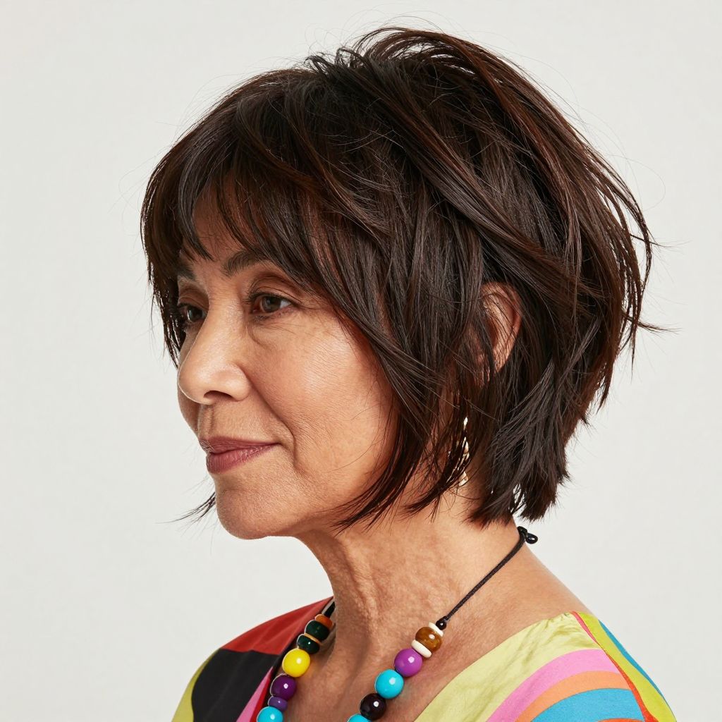 Chin Length Textured Crop