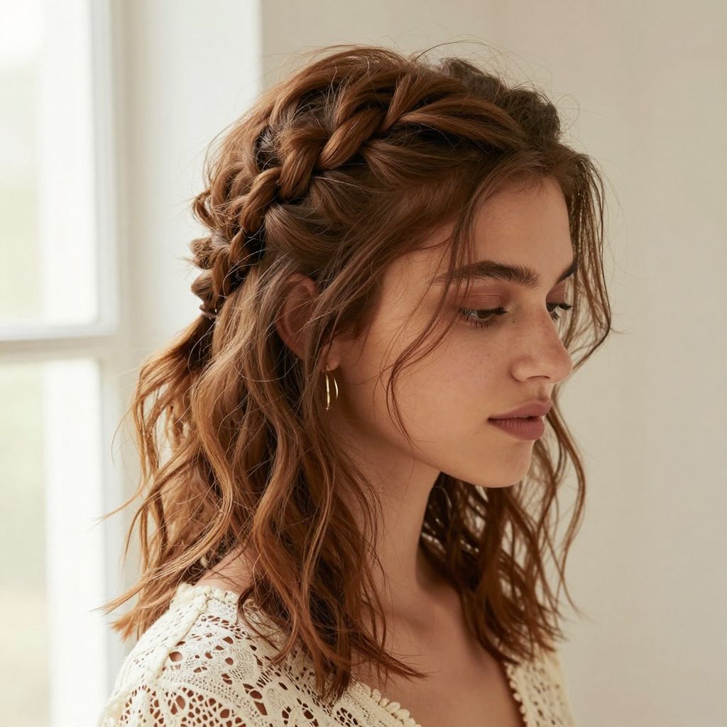 Messy Braided Crown