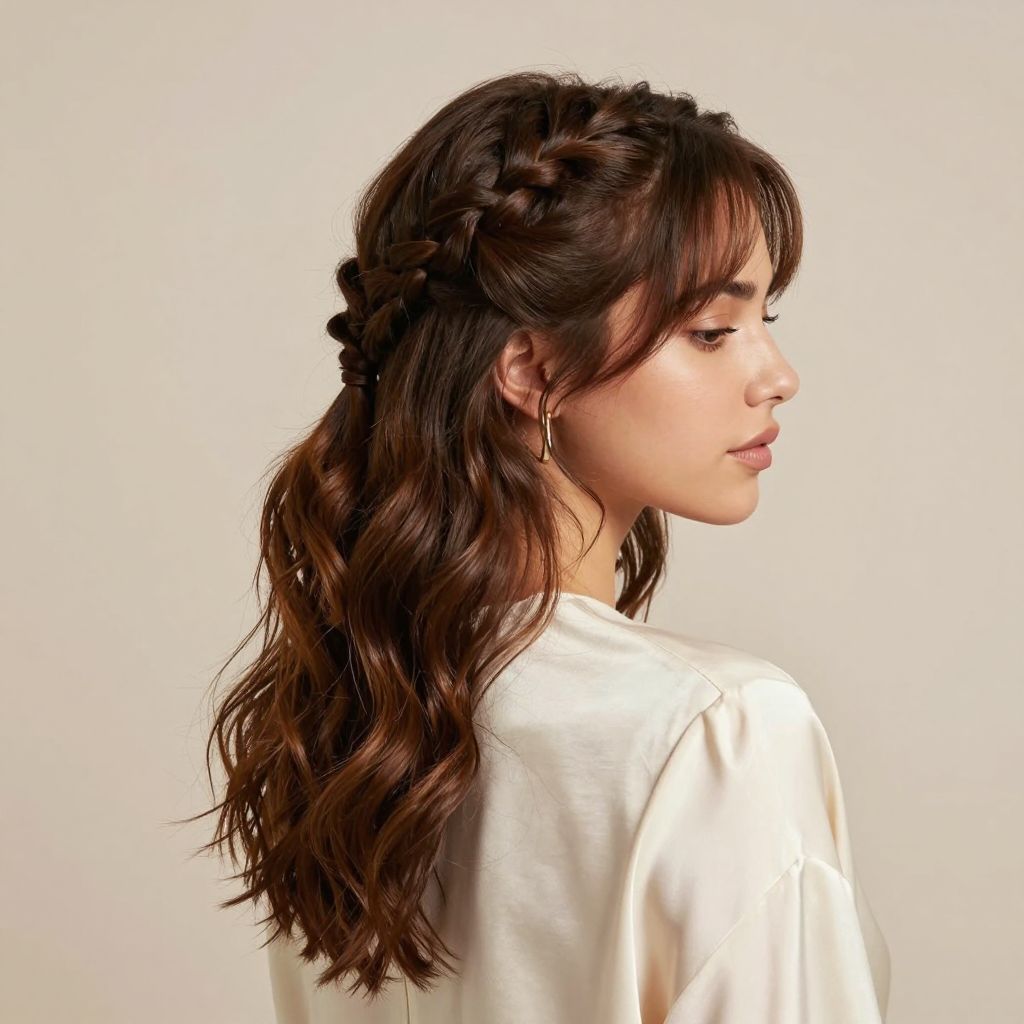 Half-Up Braided Twist