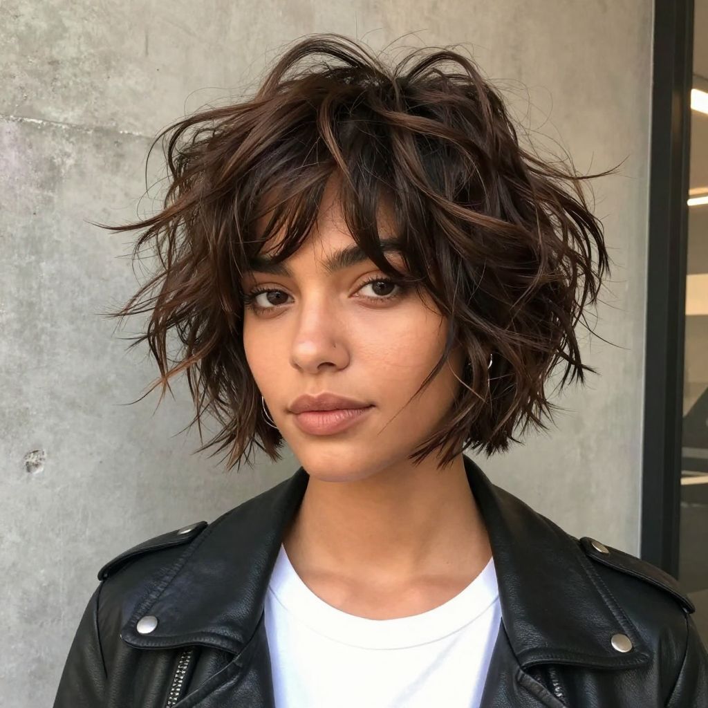 Messy Layered Pixie with Volume
