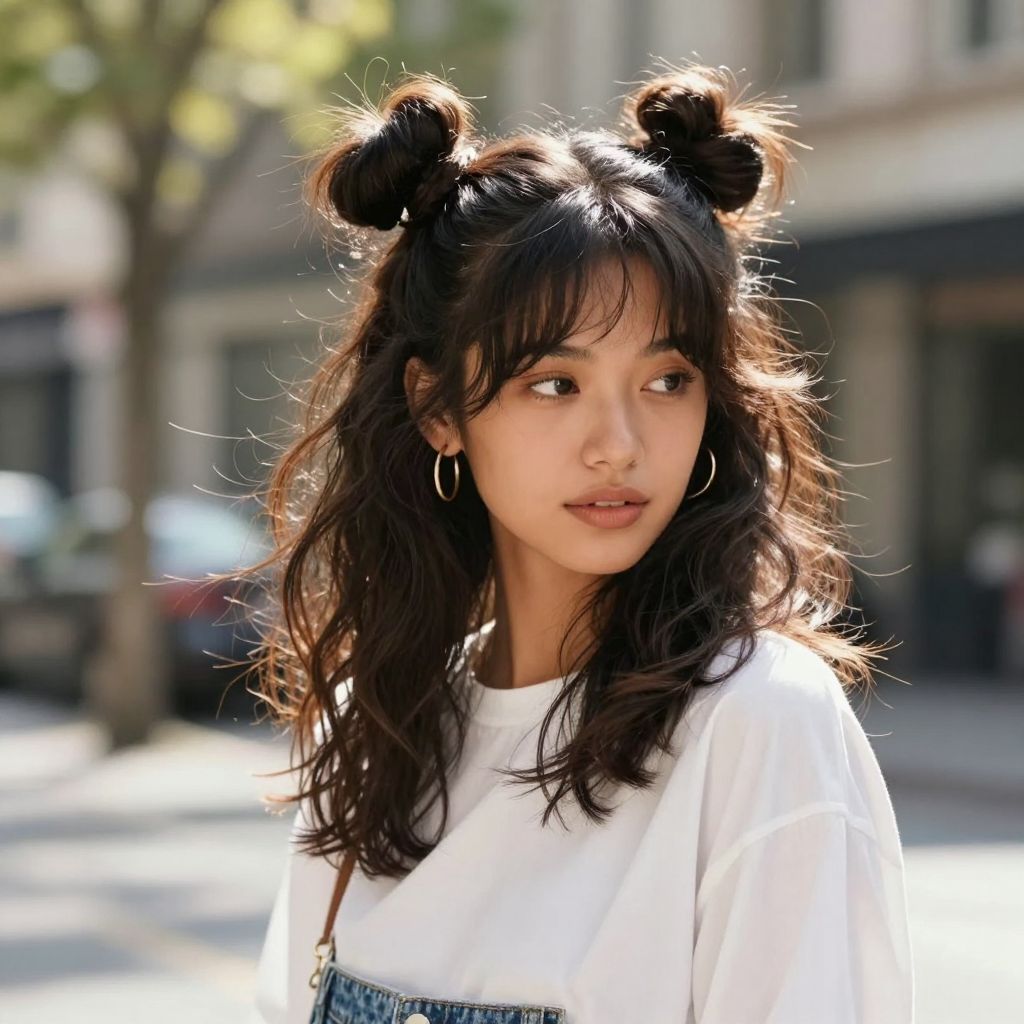 The Playful Space Buns