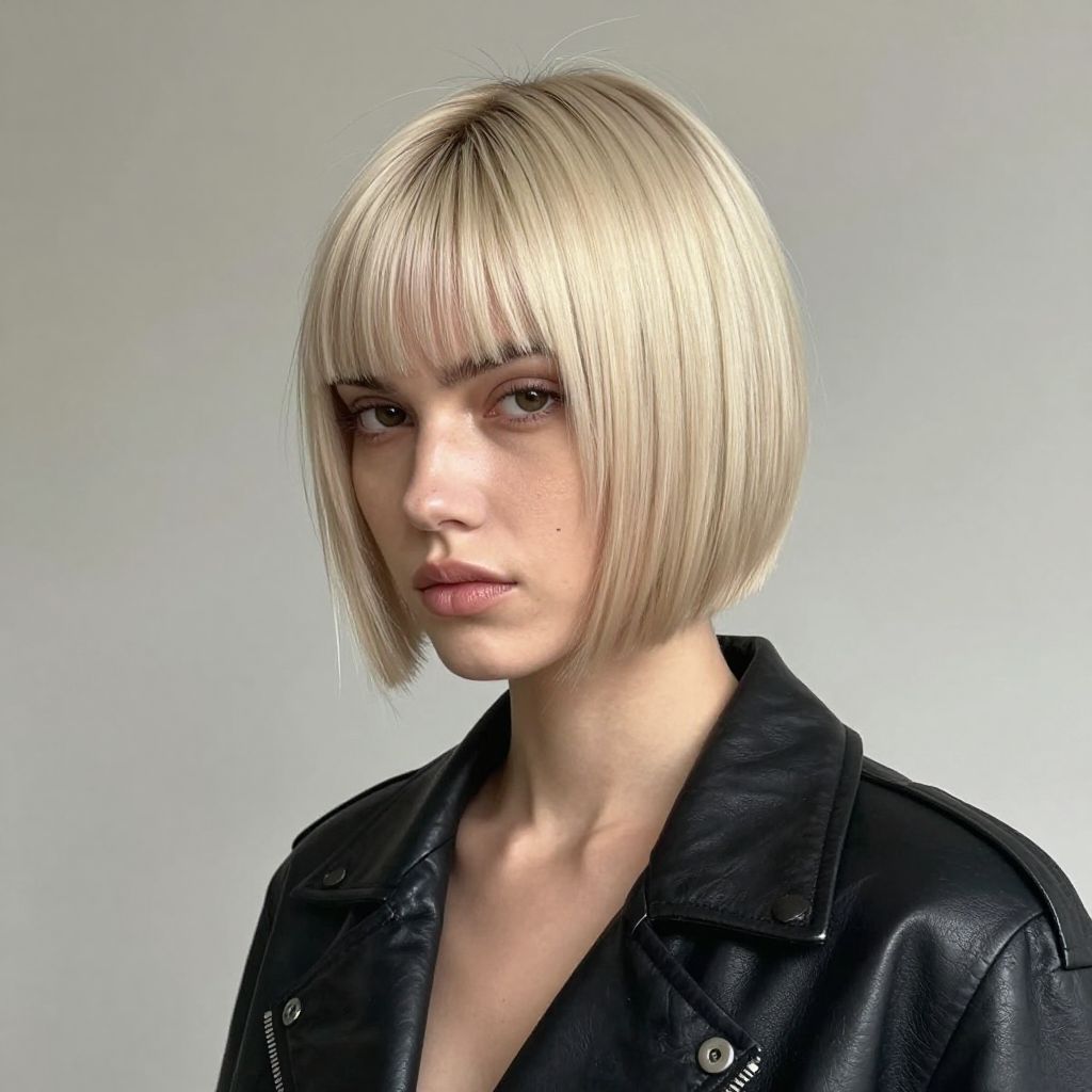Piecey Undercut Bob