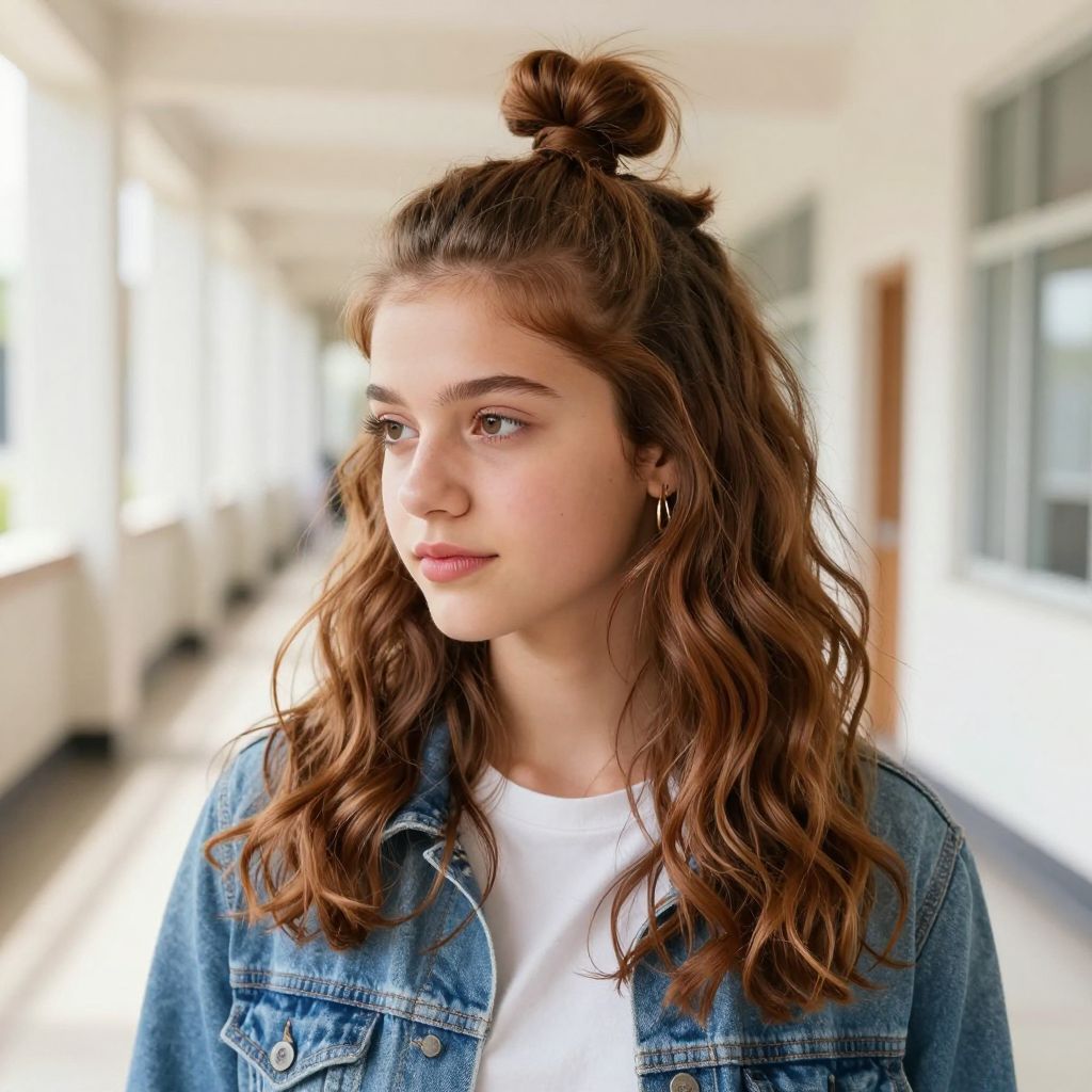 Half-Up Top Knot