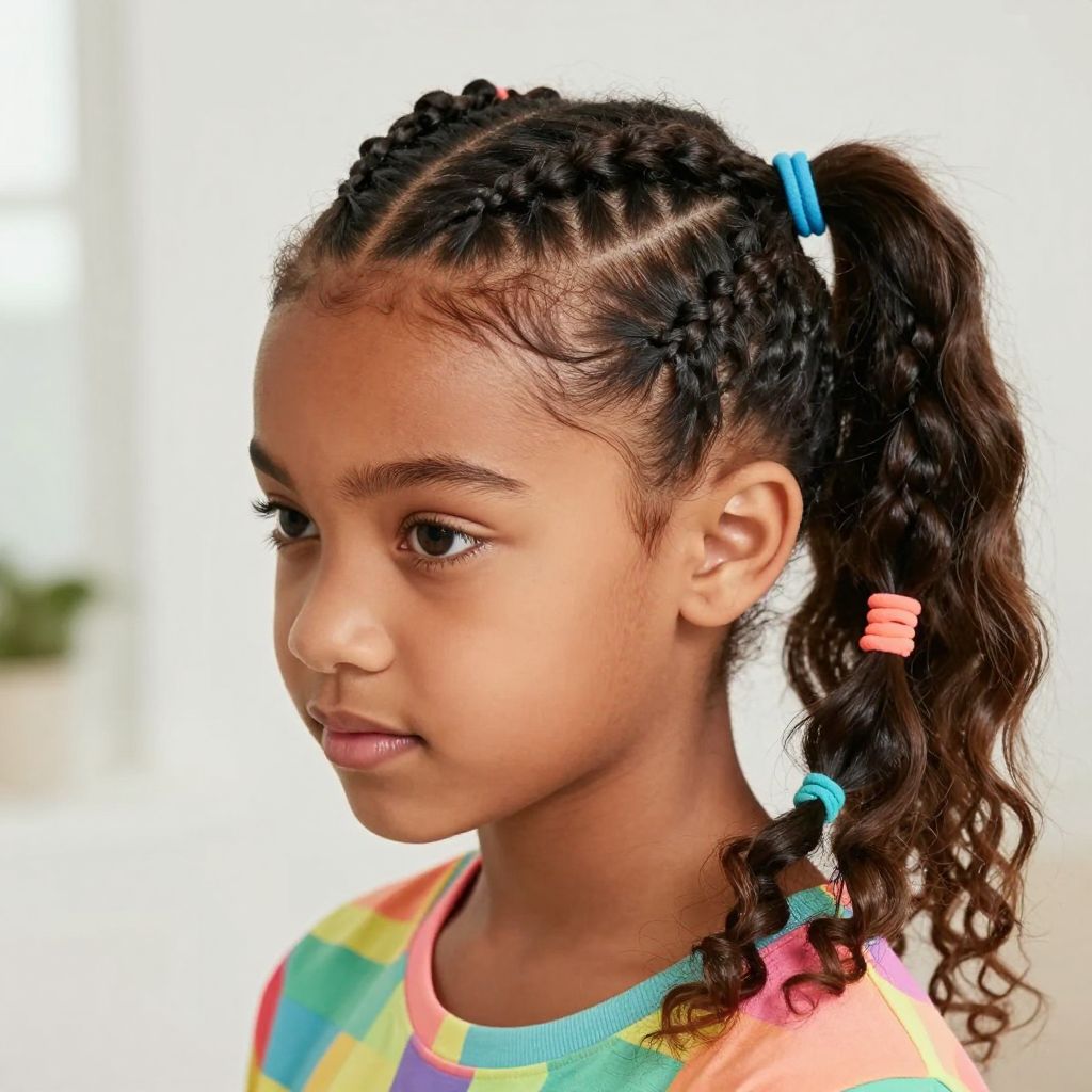 Cornrow Pigtail Braids