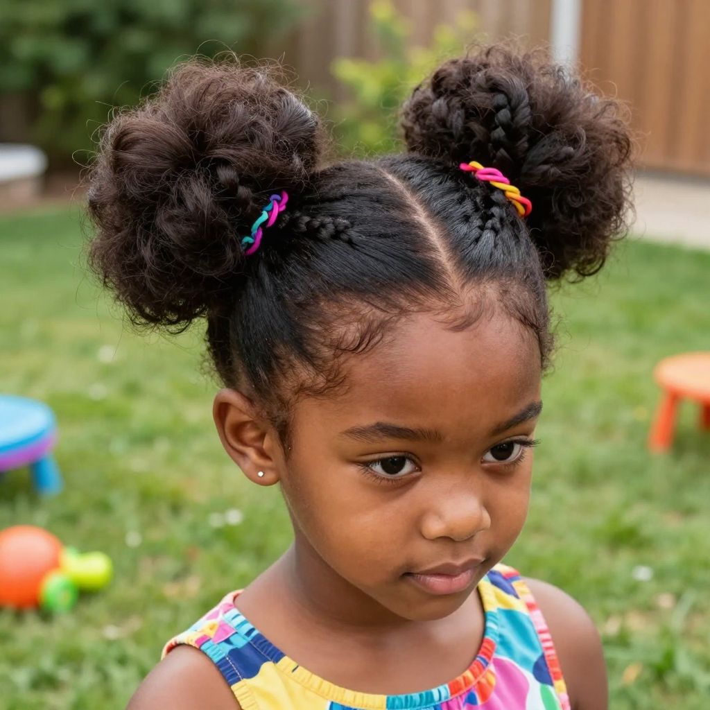 Braided Space Buns