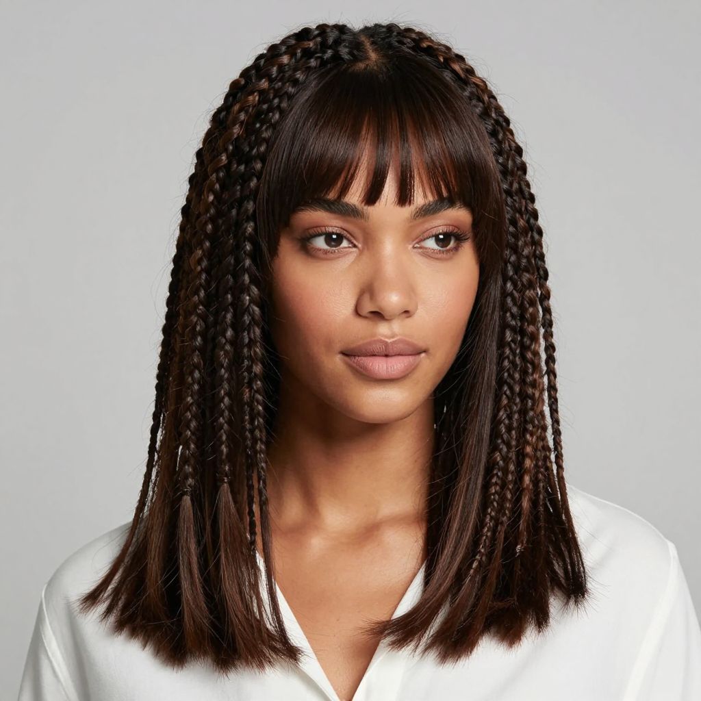 Locs with Fringe