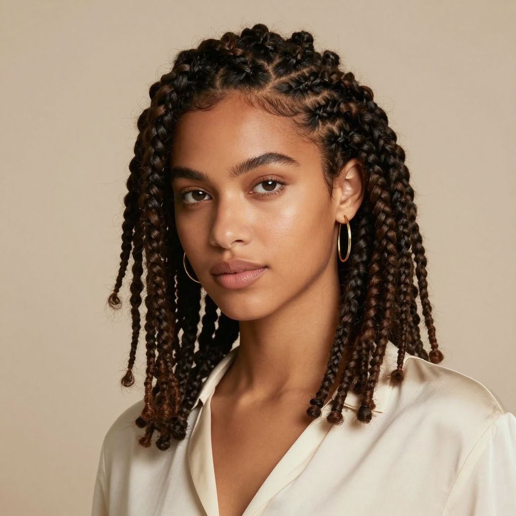 Twisted Crown Locs