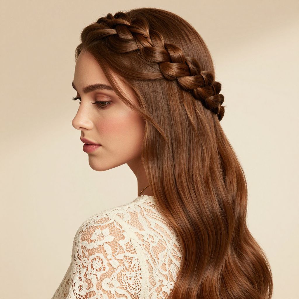 Braided Halo with Loose Ends