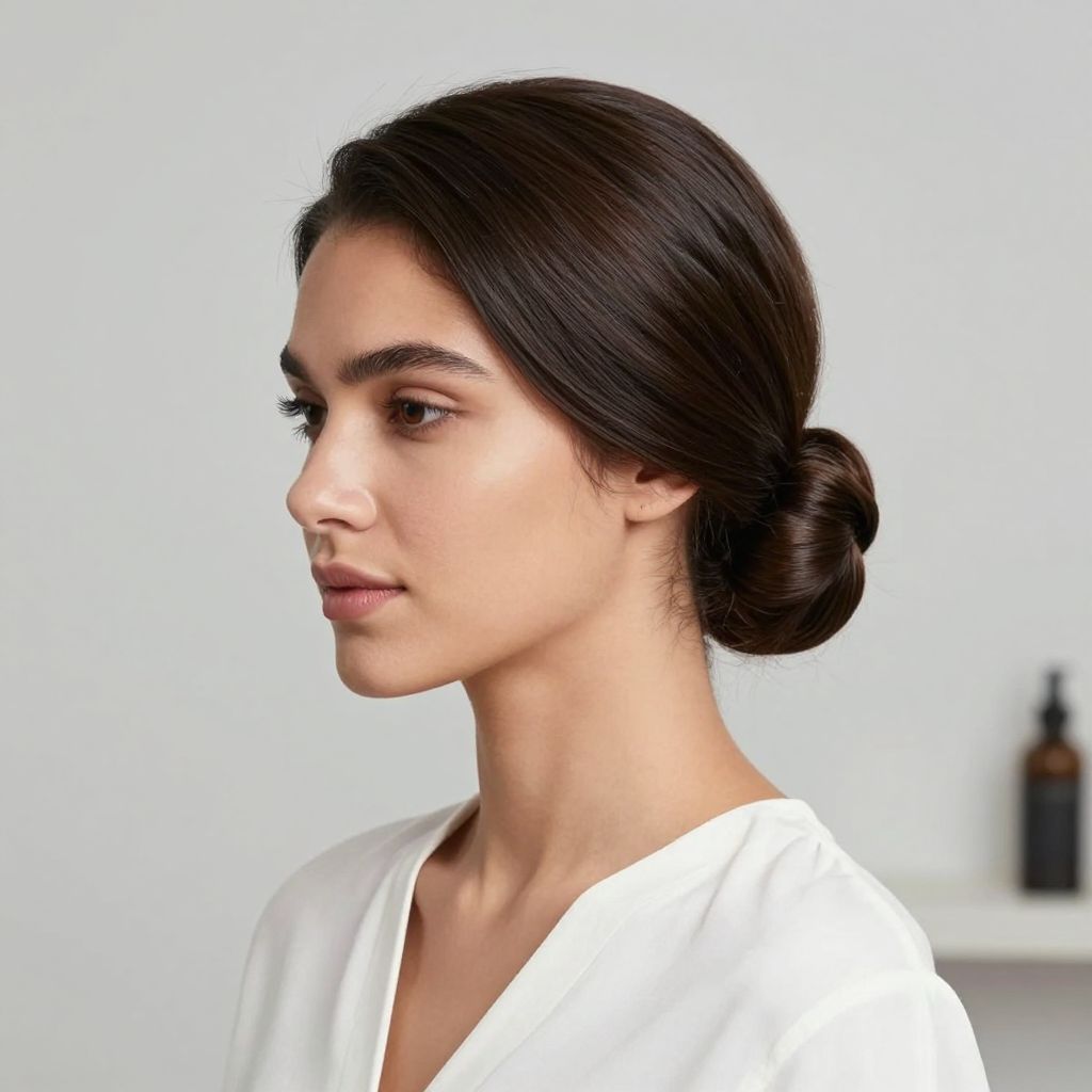 Sleek Classic Low Bun