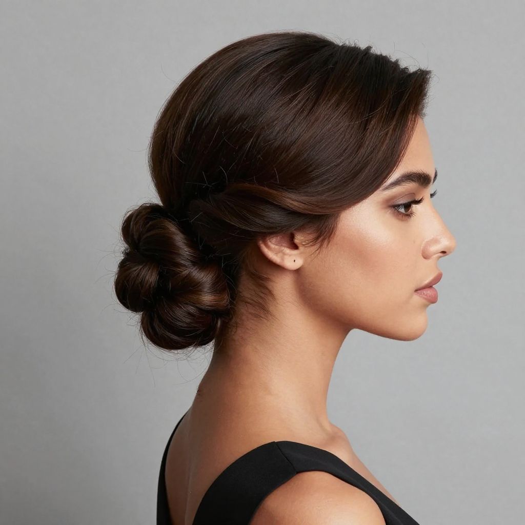 Low Twisted Chignon