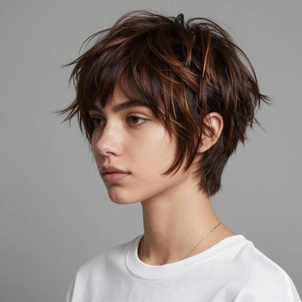 Textured Pixie Cut
