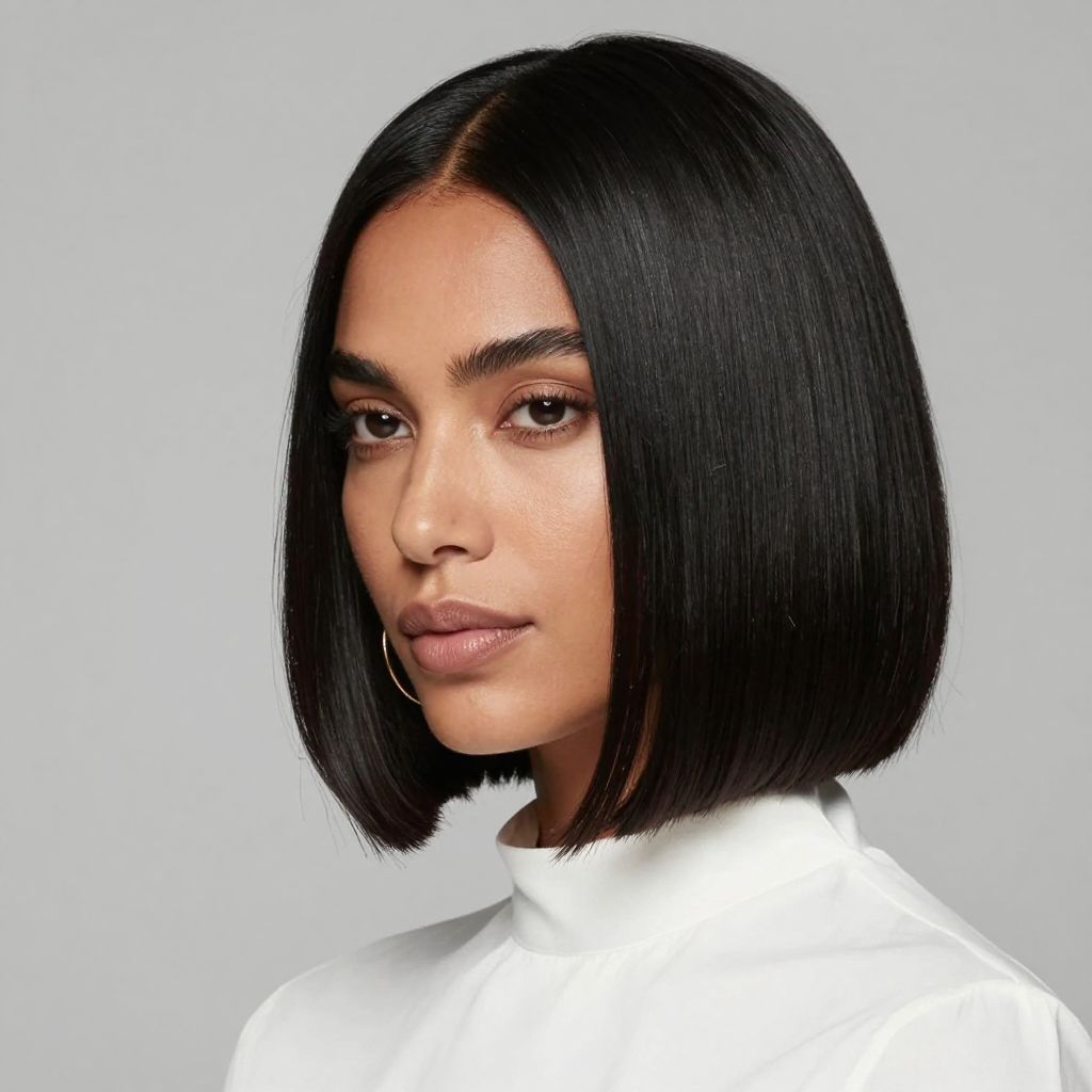 Sleek Mid-Length Bob