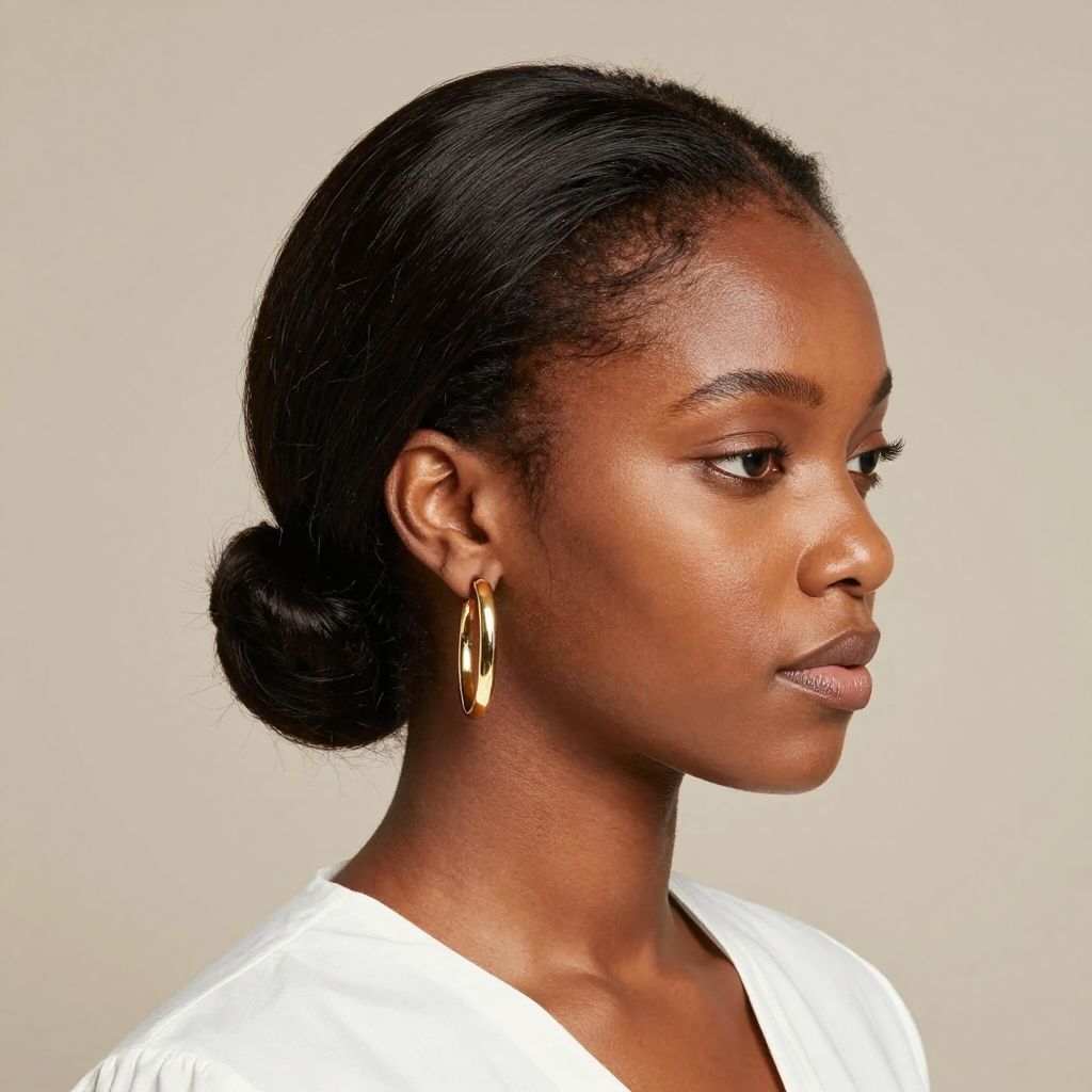 Sleek Low Puff