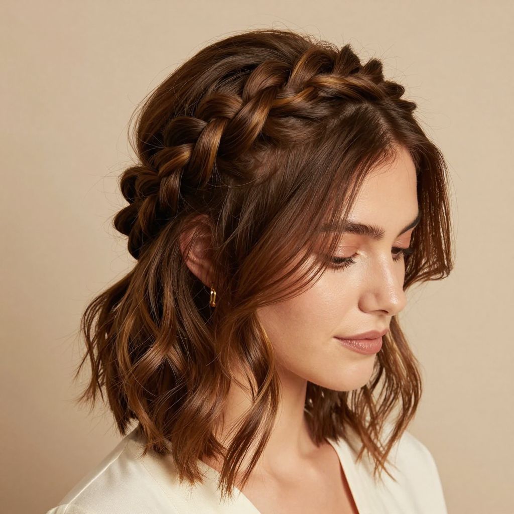 Fishtail Braided Crown