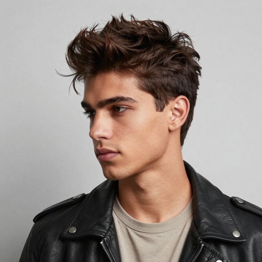 Faux Hawk with Textured Ends