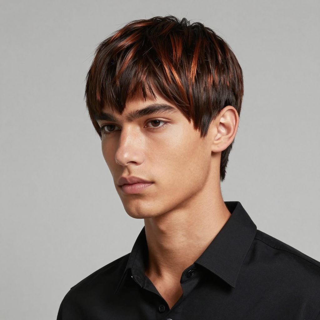 Angular Fringe with Tapered Sides