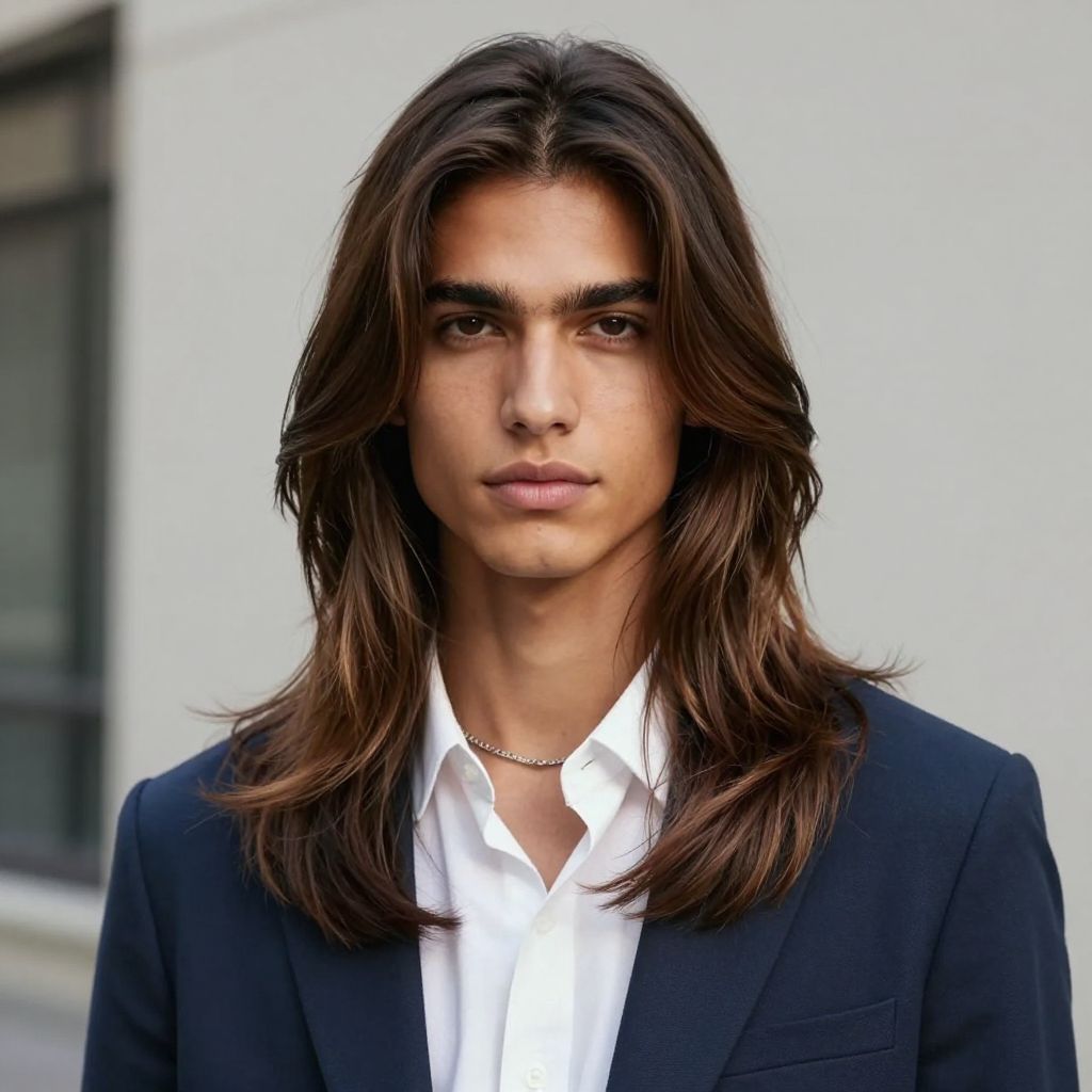 Medium Length Layered Sweep