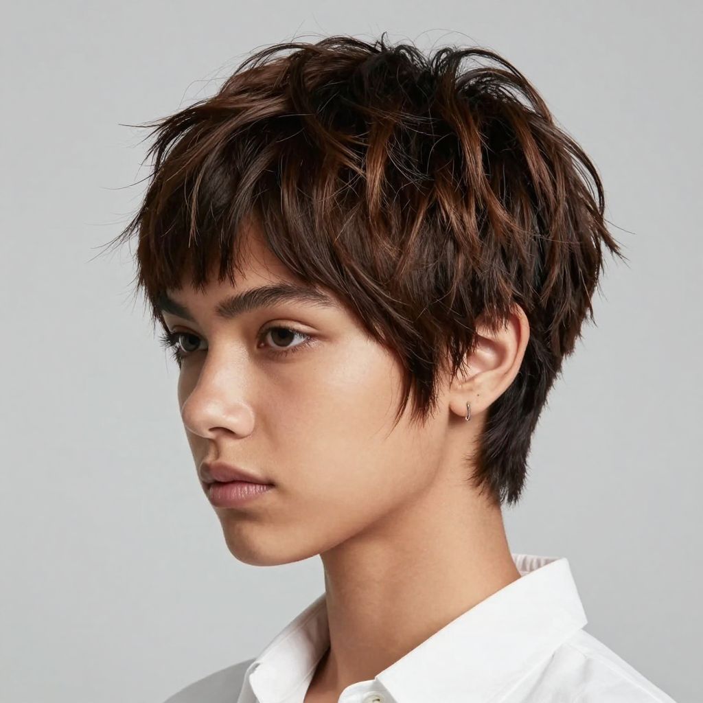 Textured Pixie Cut
