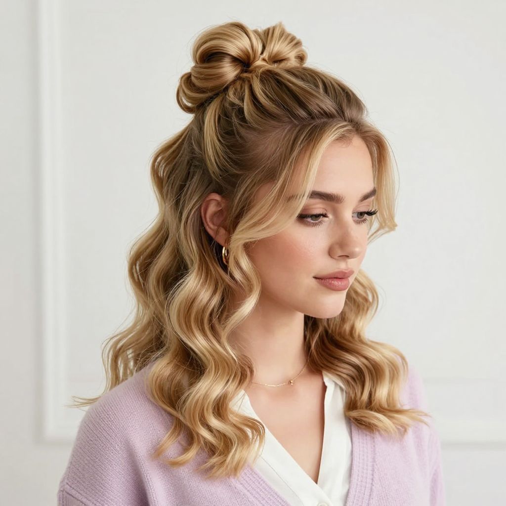 Half-Up Bow Knot