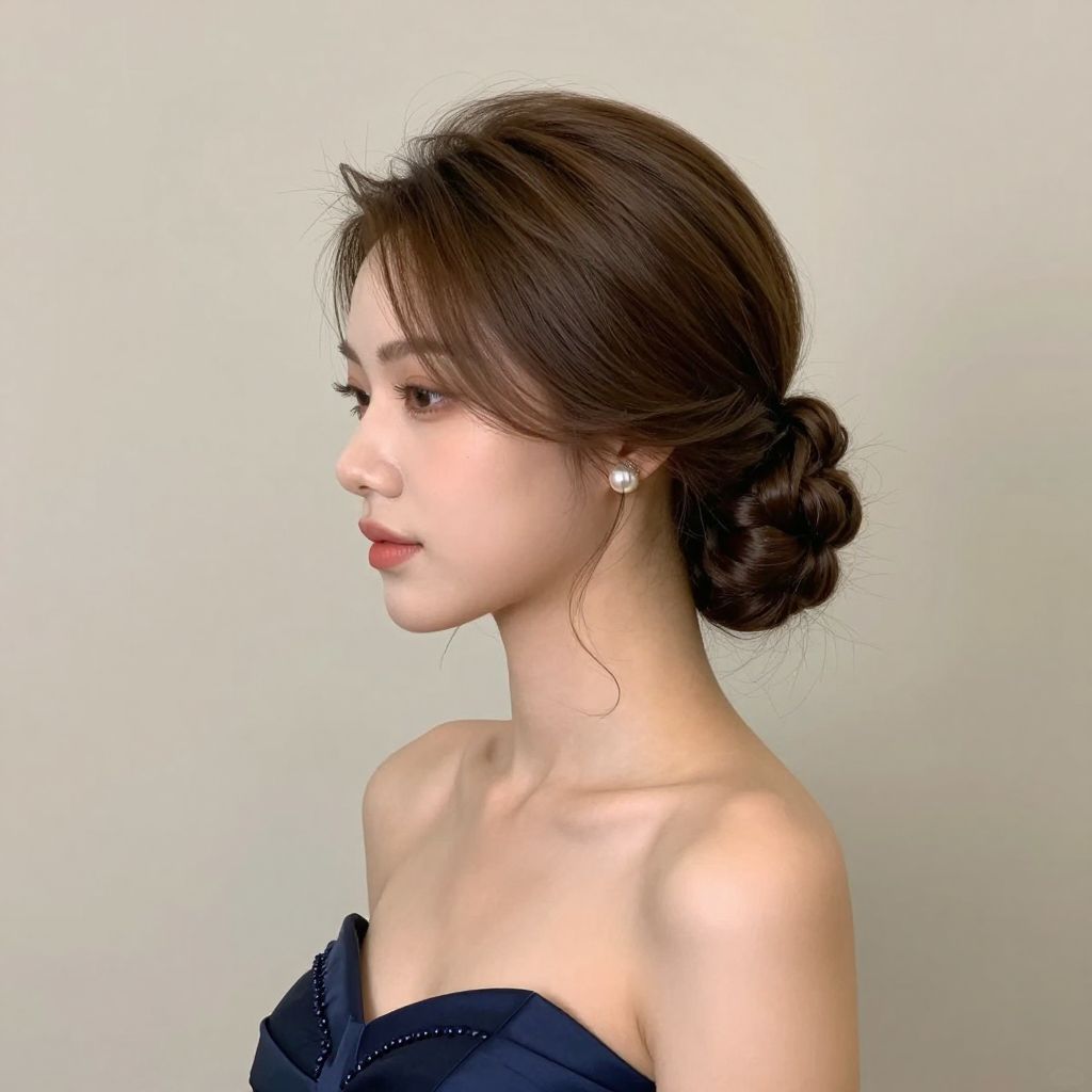 Polished French Twist prom hairstyle